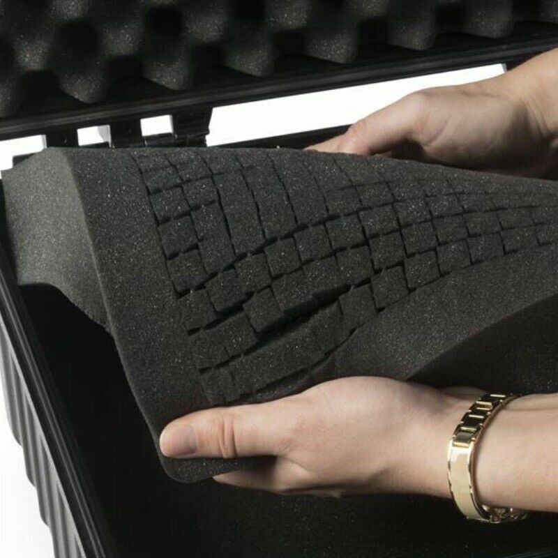 EXTRA LARGE XL ORANGE WATERPROOF STORAGE TRAVEL CASE PSA / BGS GRADED CARD SLABS