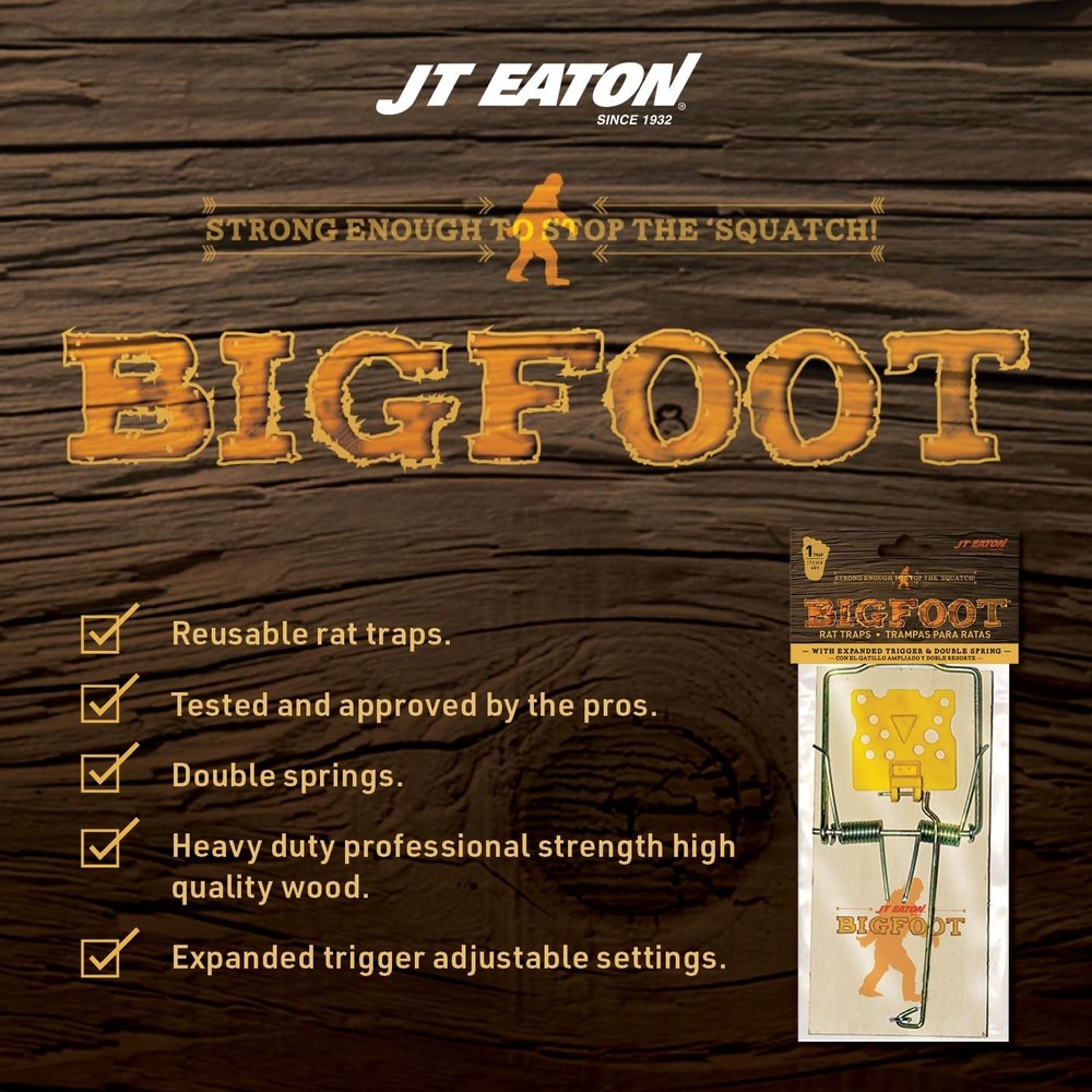 Professional-Strength Rat Trap with Expanded Trigger – Safe for Indoor Use