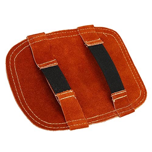 Welding Heat Shield for Hands, Split Cowhide Leather Welding Hand Pad with