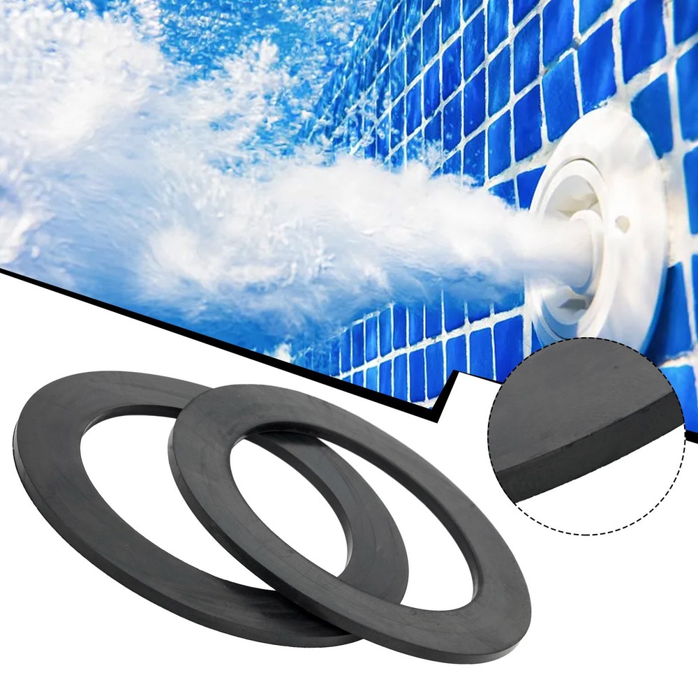2Pcs Flat Strainer Rubber Washer Suitable For Intex Replacement Pool Parts 10255