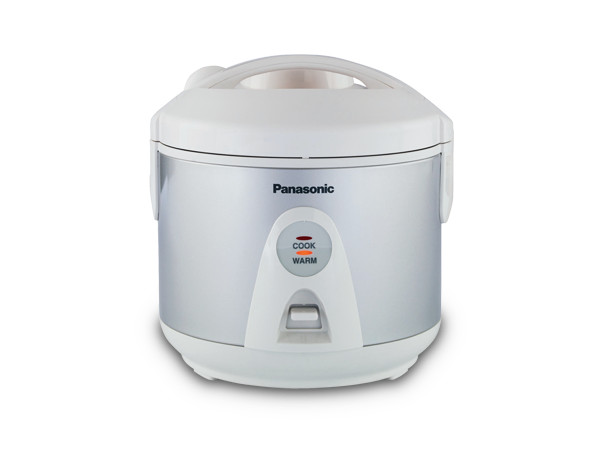 Panasonic 5-Cup Automatic Rice Cooker with Steaming Feature, White