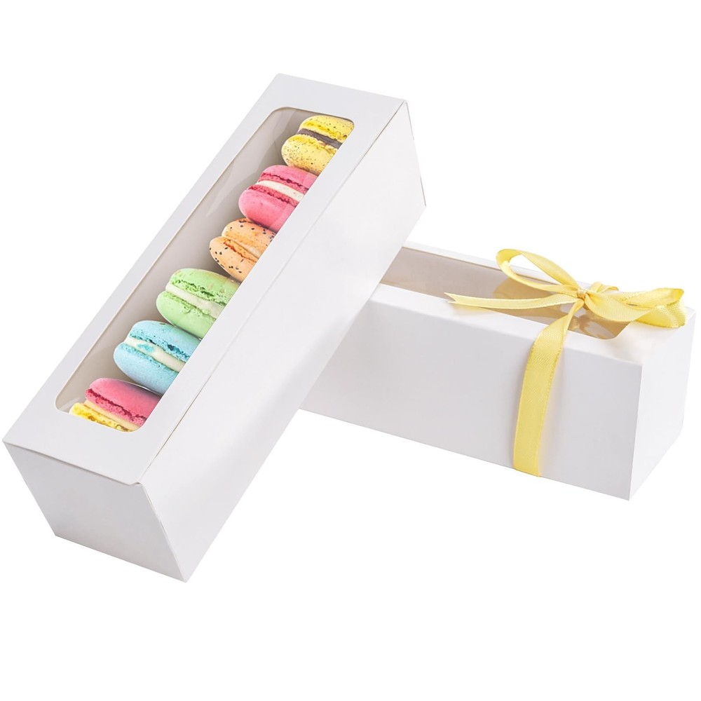 25 Pack Macaron Boxes For 57 Macarons Cookie Candy Strawberry Boxes Macaron Cont