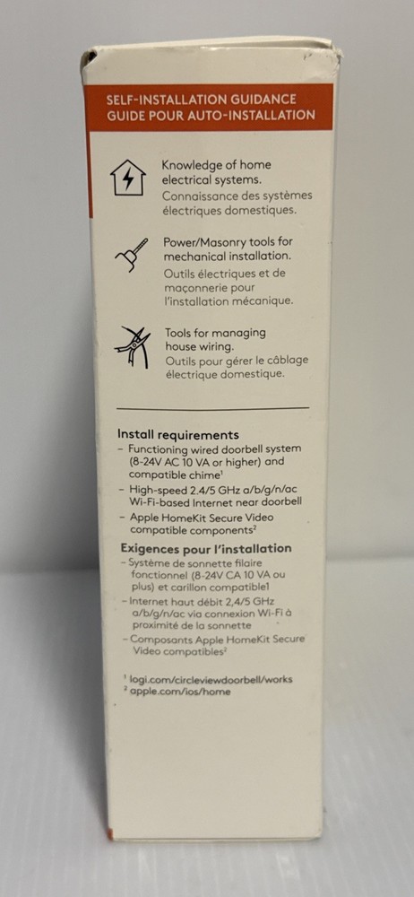 Logitech Circle View Wired Smart Doorbell/Read