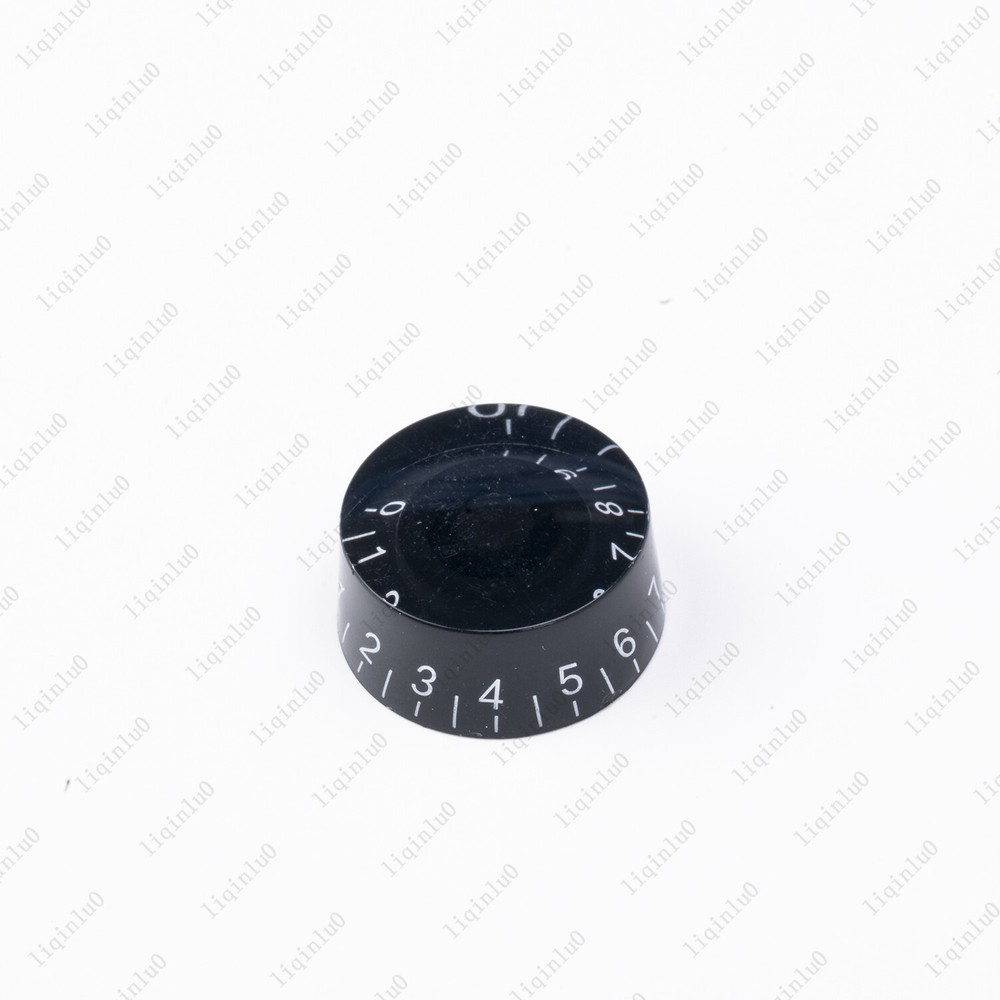 4 Pcs Black/White LP Guitar Control Knobs Speed Dial Knobs for Les Paul SG