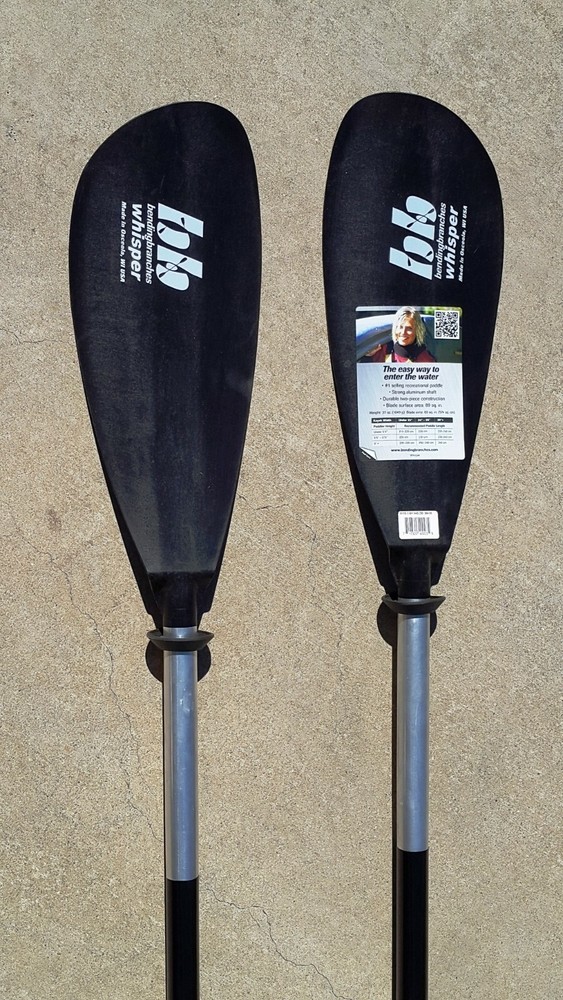 Bending Branches Whisper Kayak Paddle - 2-Piece Snap-Button 230cm