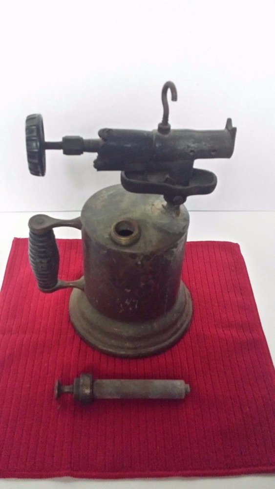 Antique brass blow torch