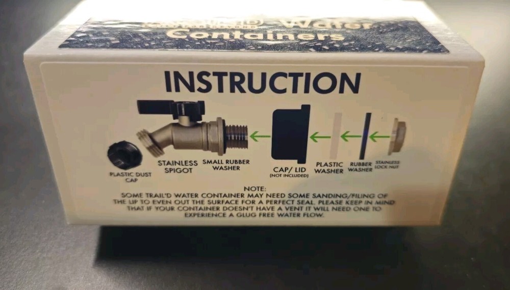 TRAIL'D WATER TANK SPIGOT KIT (SS Version)