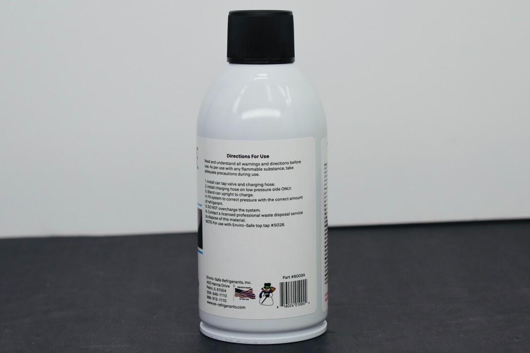 R600a UPRIGHT, Isobutane, Self-Sealing Valve, 3 cans