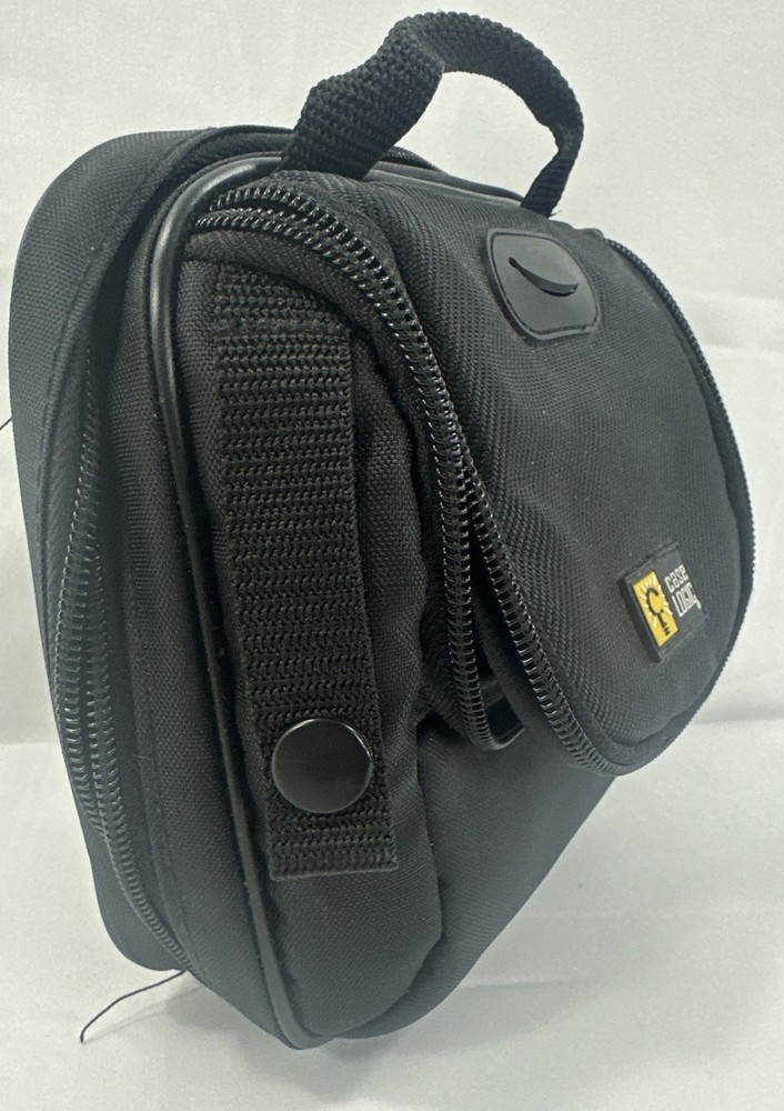 Case Logic CD Case 24 Capacity Black Nylon Carrying Case w/Handle EUC