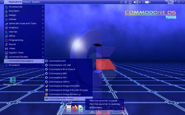 Commodore OS Vision 3.0, Bootable USB Install, Linux Gaming OS, Retro games