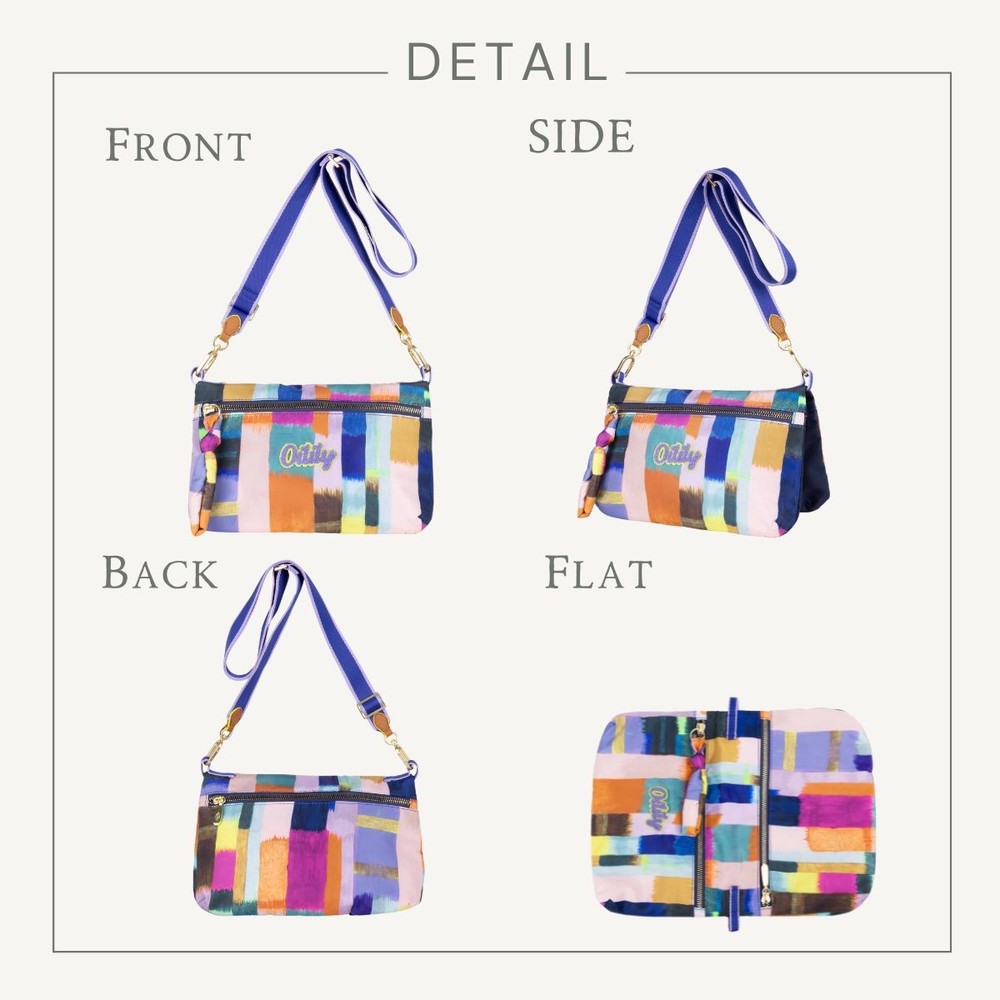 Reversible Double Flat Shoulder Bag
