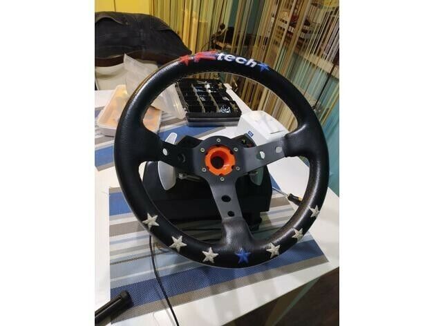 Steering wheel adapter for Logitech G29 printed in 3D