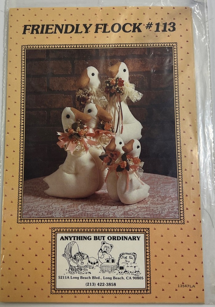 Friendly Flock #113 Pattern Anything But Ordinary