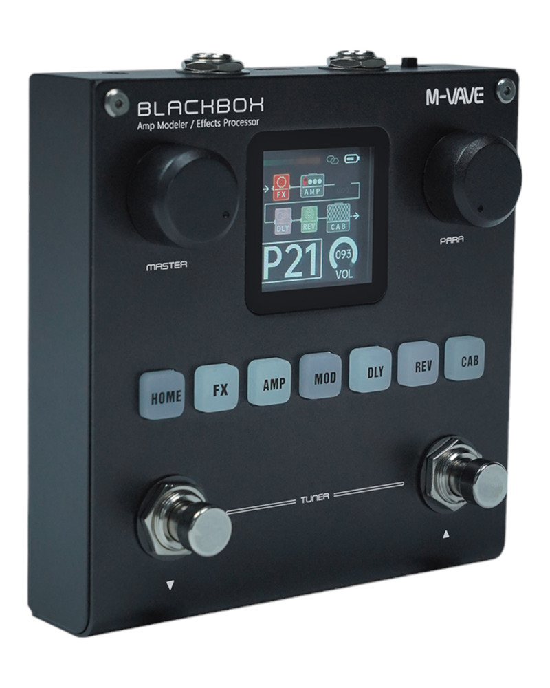 M-Vave BLACKBOX Guitar / Bass AMP Modeler Multi-Effects Processor, Rechargeable