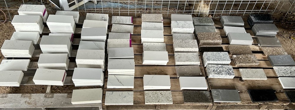 Pallet Of  Assorted Quartz Tiles