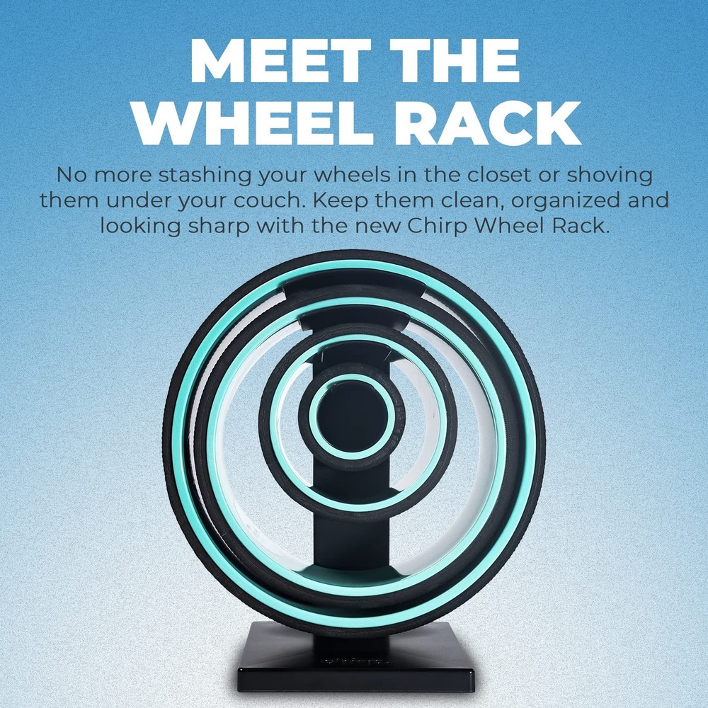 Wheel Rack - Storage for Muscle Massage Rollers, Secure & Easy Storage for Al...