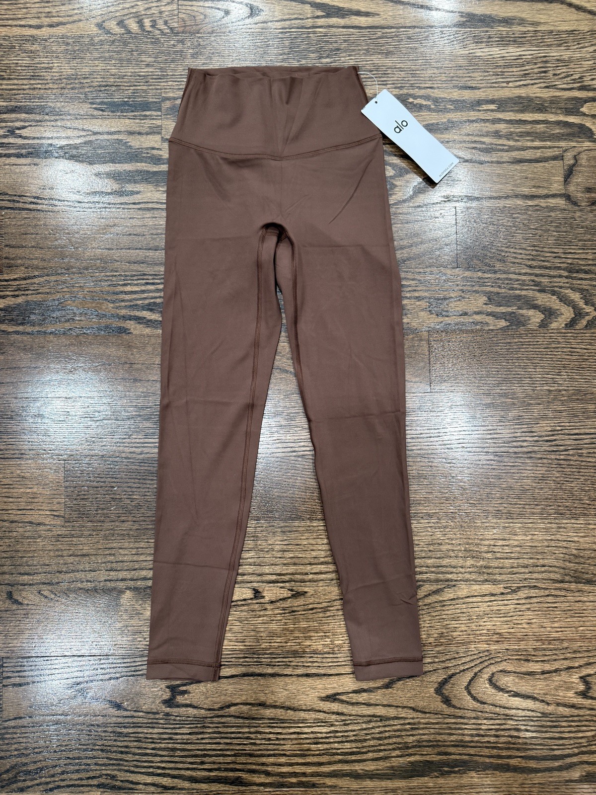 ALO Yoga High Waist Alosoft Leggings BROWN - Size SMALL