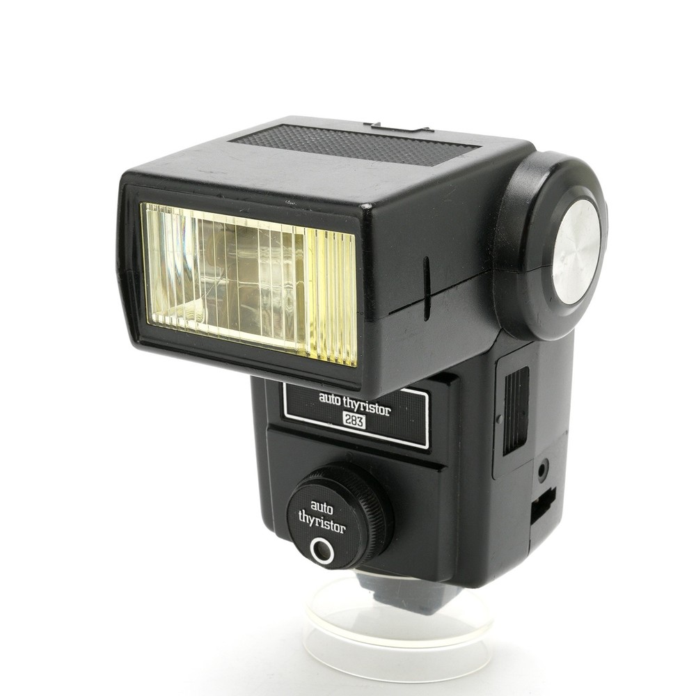 Vivitar 283 Auto Thyristor Flash w/ Filter Adapter & Sensor Adapter