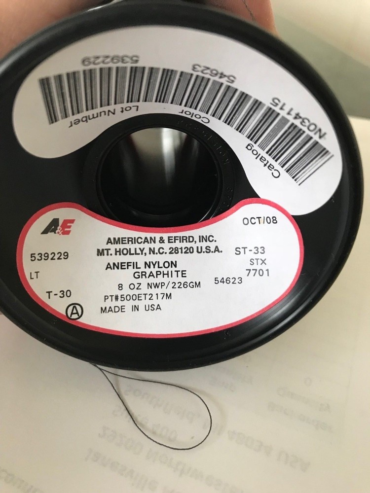 Anefil Nylon Graphite Thread