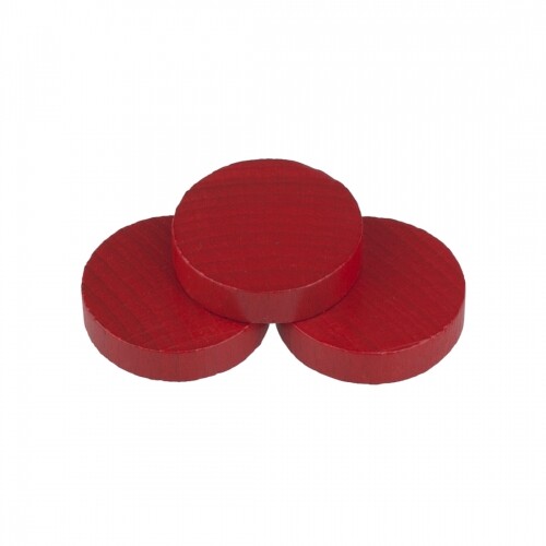 Vitre - Saturne - 35x7mm - Rouge