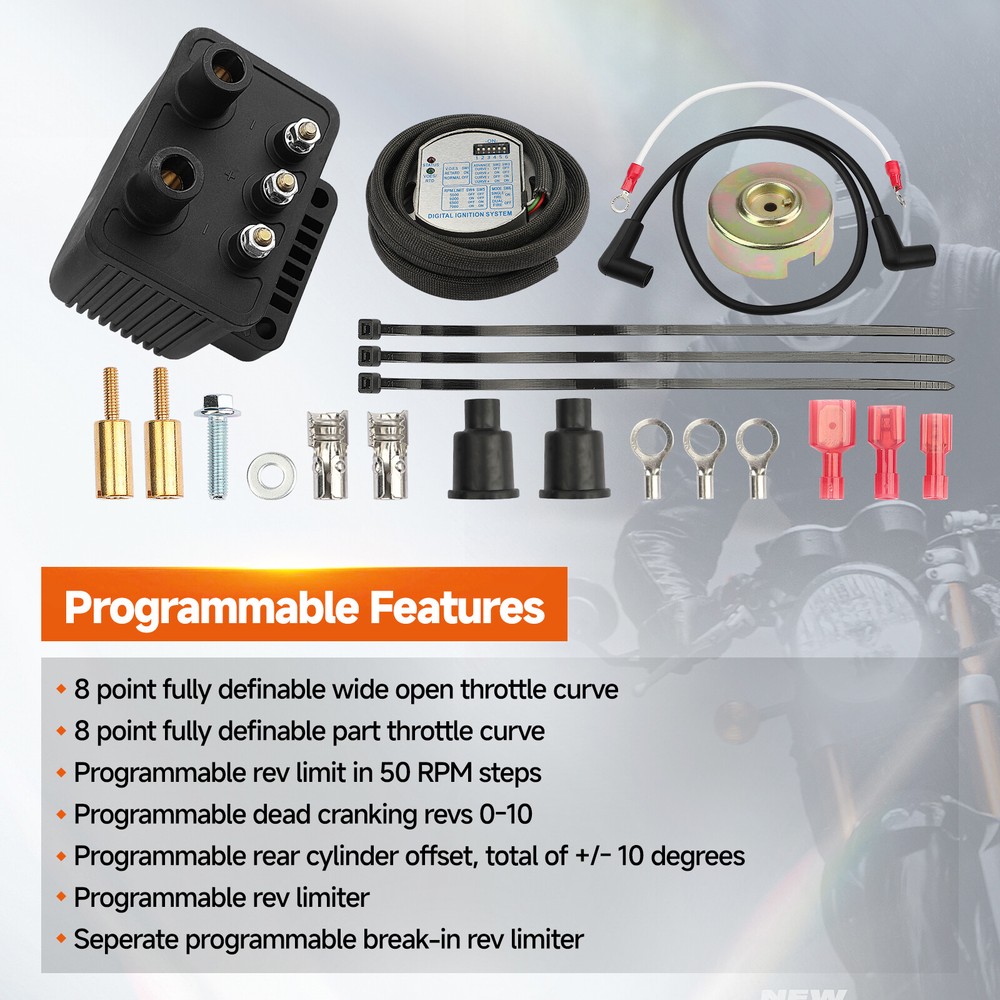 Ultima Programmable Ignition 53-660 For Harley Shovelhead Evolution & Sportster