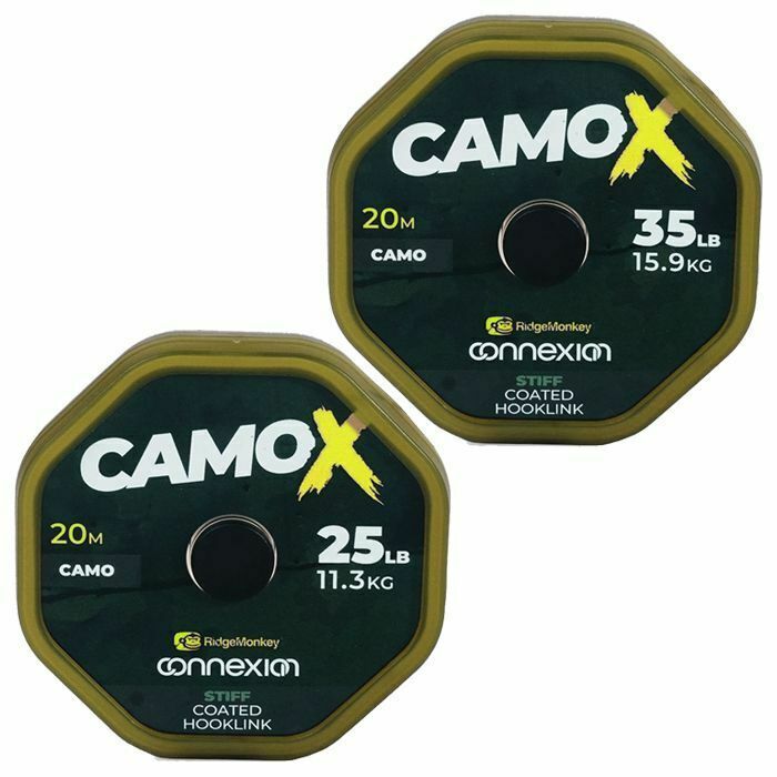 RidgeMonkey Connexion Camo X STIFF Coated Hooklink