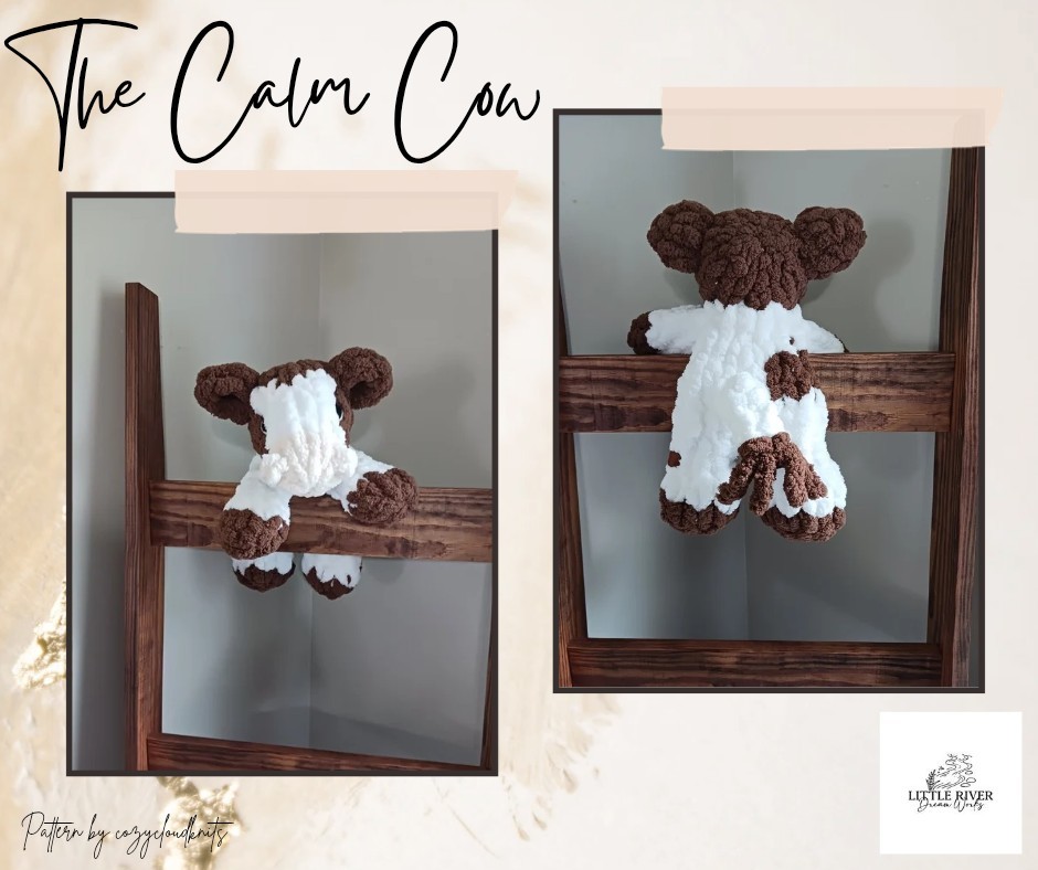 Cow Handknit Snuggler