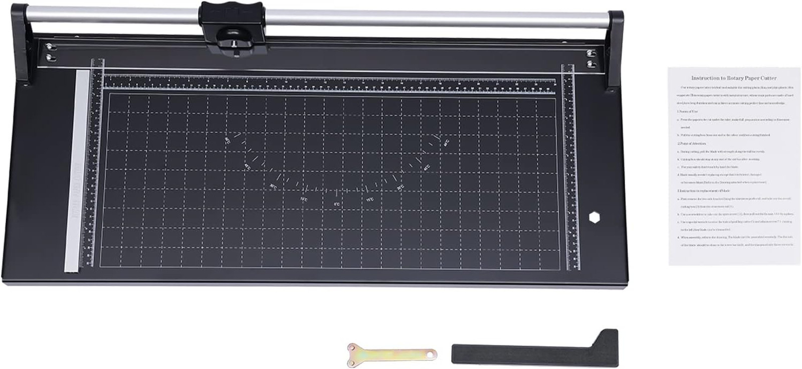 24 Inch Commercial Manual Precision Rotary Paper Trimmer Cutter,Heavy Duty,Smar