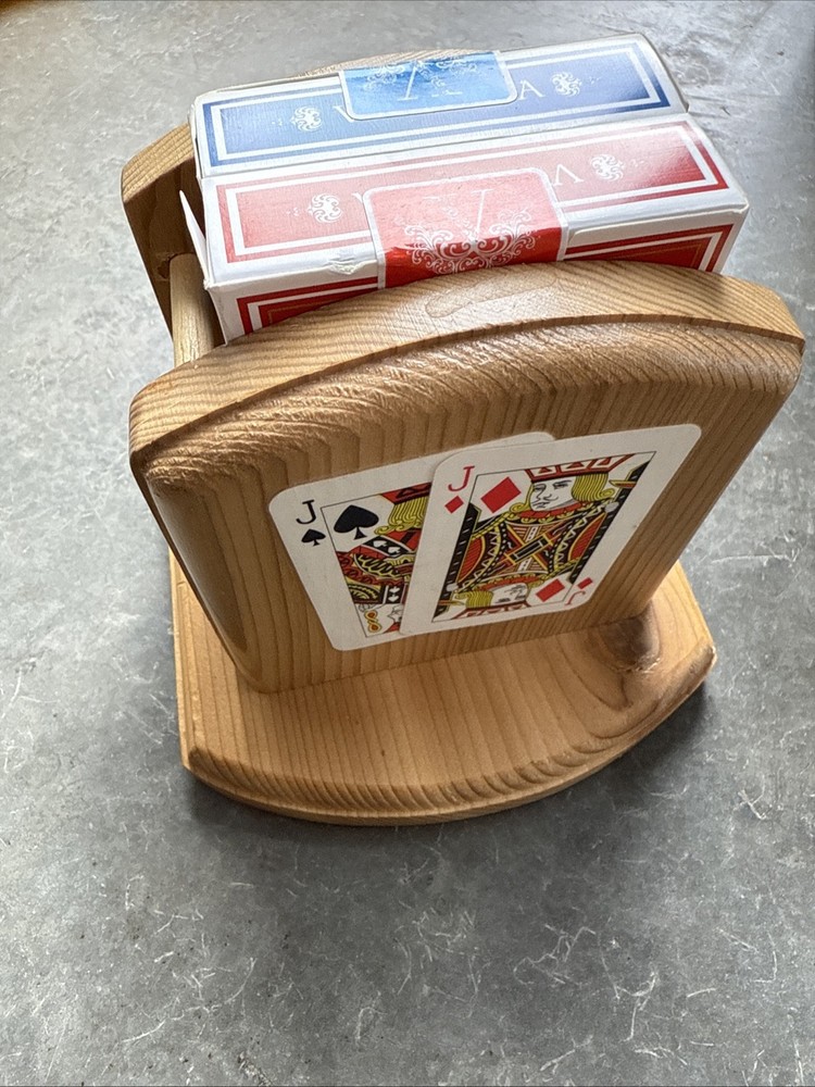 L&R Crafts Two Deck Playing Card Holder