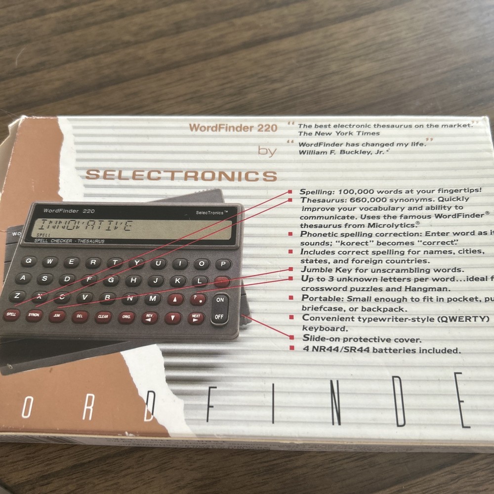 Vintage Electronic Wordfinder
