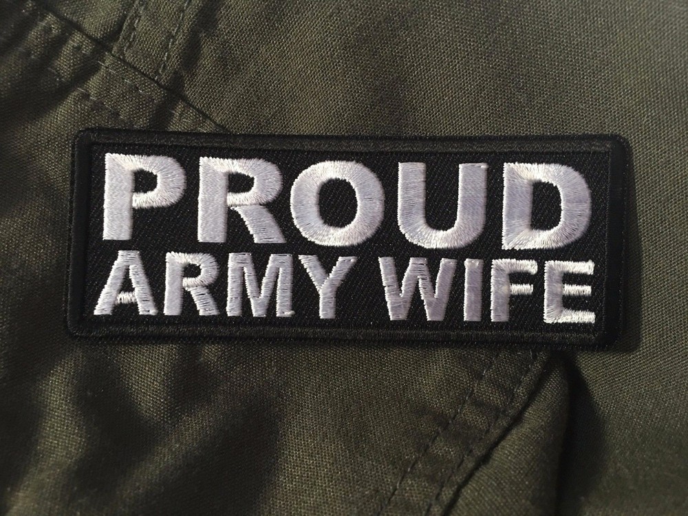 Proud ARMY Wife Patch