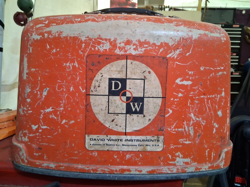 Vintage David White Instruments Surveyors Transit Mod. 8307 UNTESTED