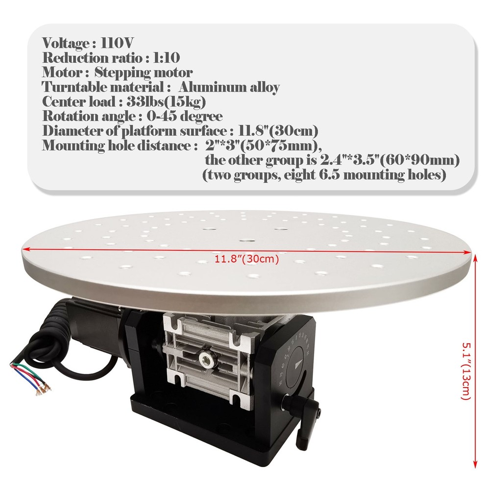 110V 360° Laser Marking Machine Rotary Table Marking Machine Rotating Platform