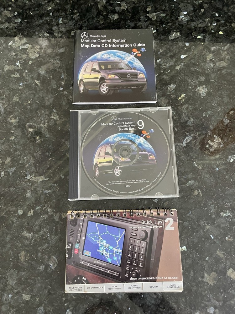 Mercedes Benz ML W 163 Navigation System CD Maps