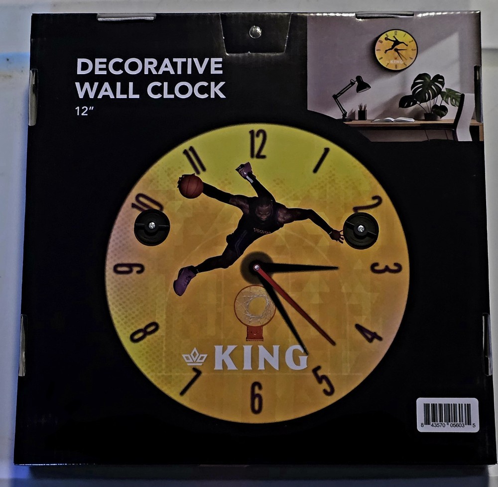 "Lebron James" (King) Decorative Wall Clock