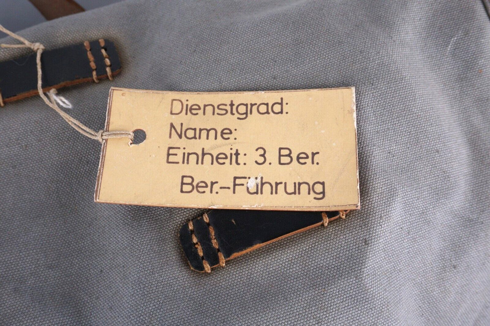 WWII GERMAN HEER MOUNTAIN TROOPER CANVAS BACKPACK Original authentic