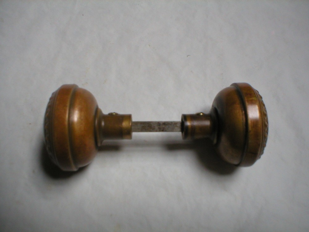 Antique Victorian Doorknob Pair