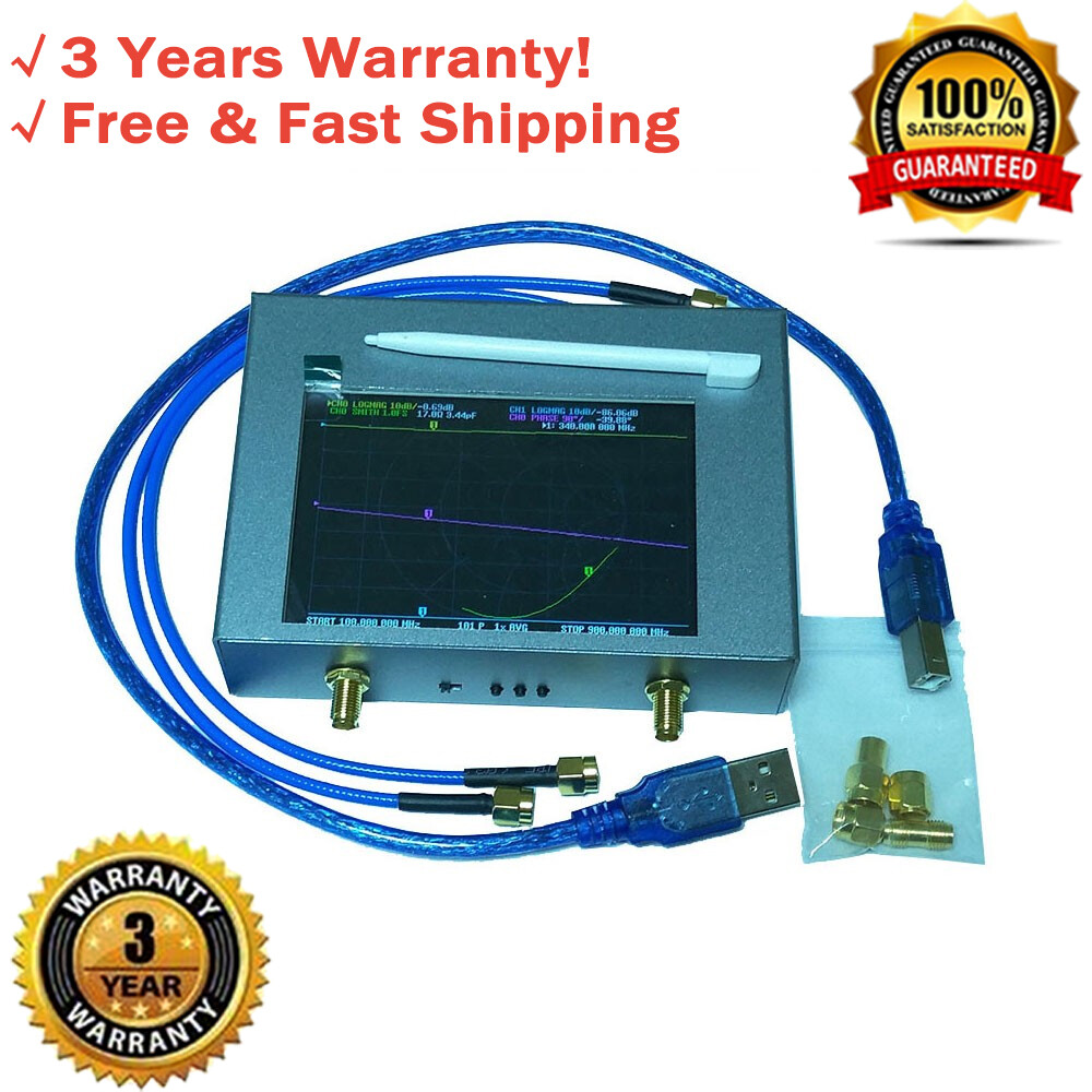 4" NanoVNA V2 Plus4 Hardware 50KHz-4GHz Vector Network Analyzer Antenna Analyzer