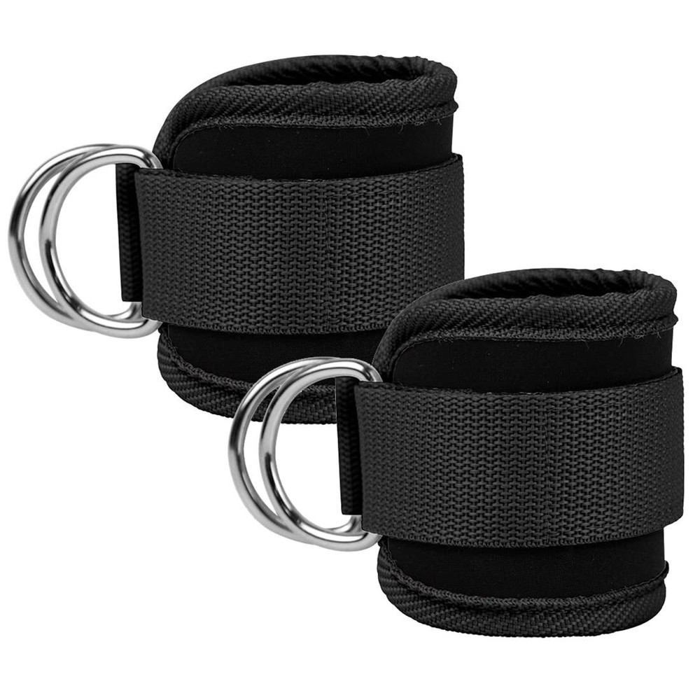 Ankle Strap for Cable Machine, 1 Pair Ankle Bands for Working Out Ankle Cuffs