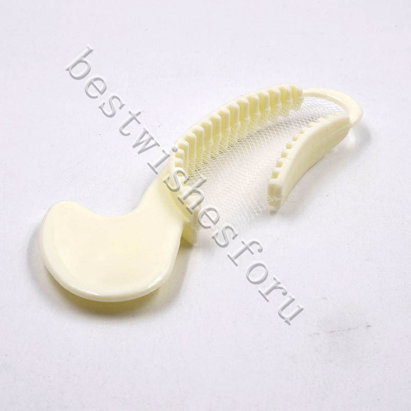 50 Pcs Trays Arch Tray Disposable Dental Impression Web Design Bite Registration