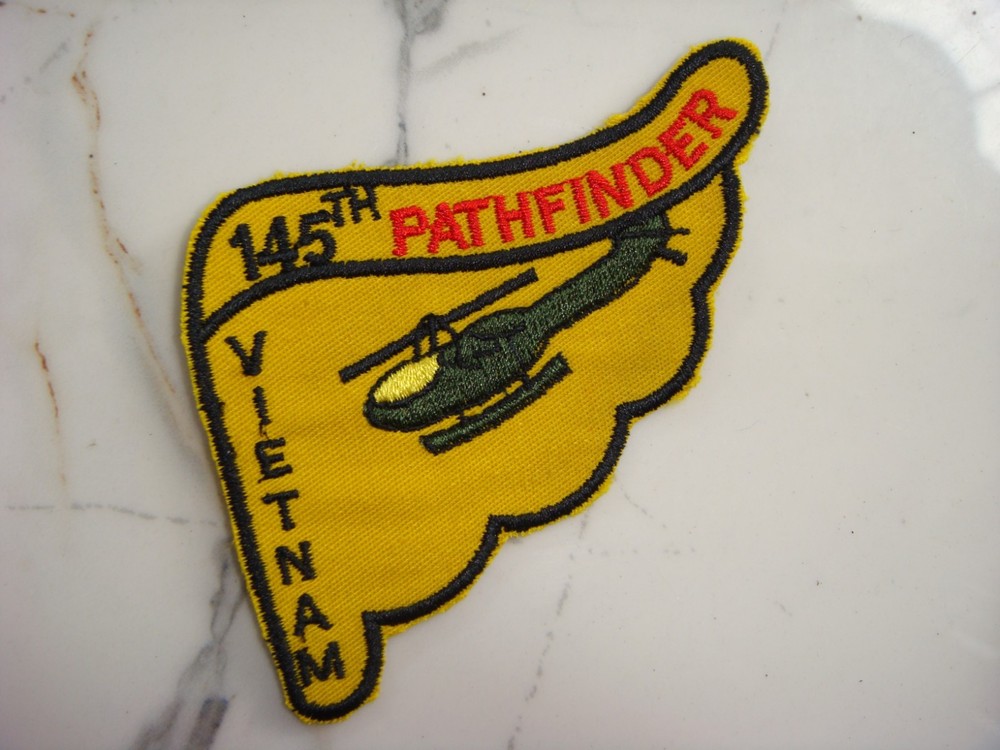 US 145th AVIATION BATTALION PATHFINDER, VIETNAM WAR PATCH.