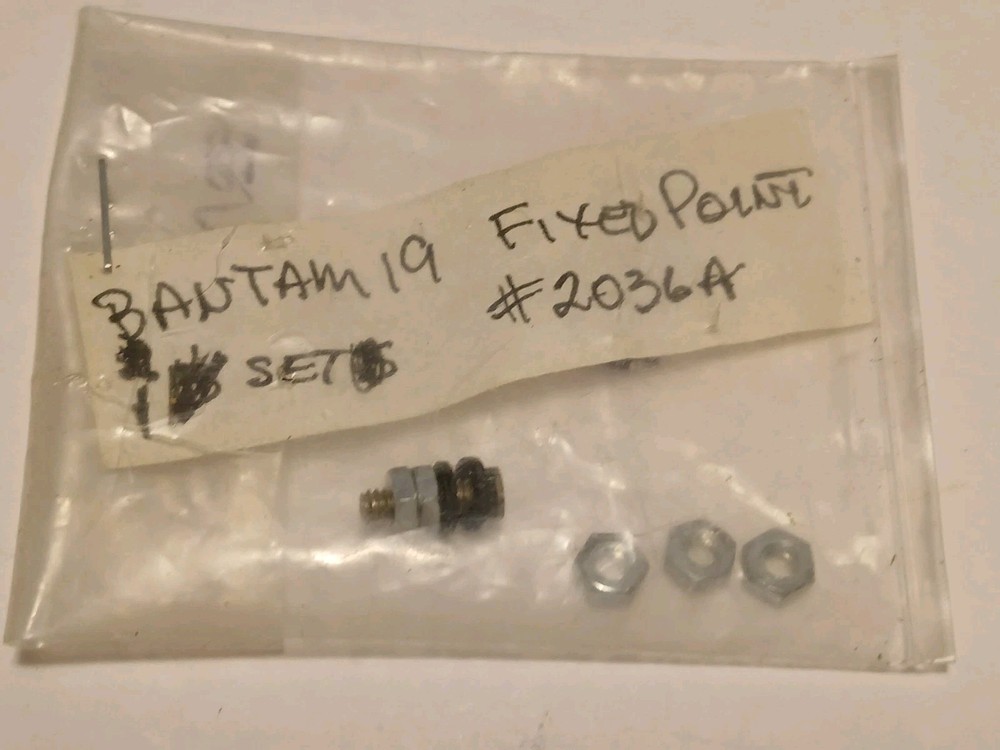 Vintage Bantam .19 Spark Ignition Airplane Engine Fixed Points Set