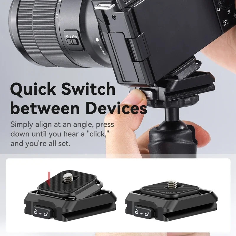 Original Ulanzi Uka01 Quick Mount Kit Camera Quick Plate Stabilizer Tripod Quick