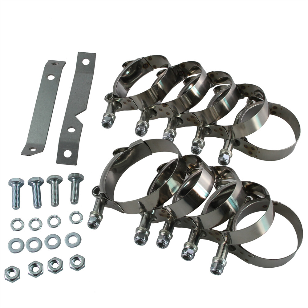 Front Mount Intercooler Pipe Kit For Audi A4 1.8T Turbo B6 Quattro 02-06 Black