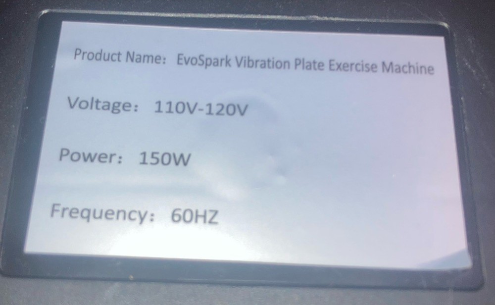 Vibration Plate, EvoSpark Vibration Plate Exercise Machine