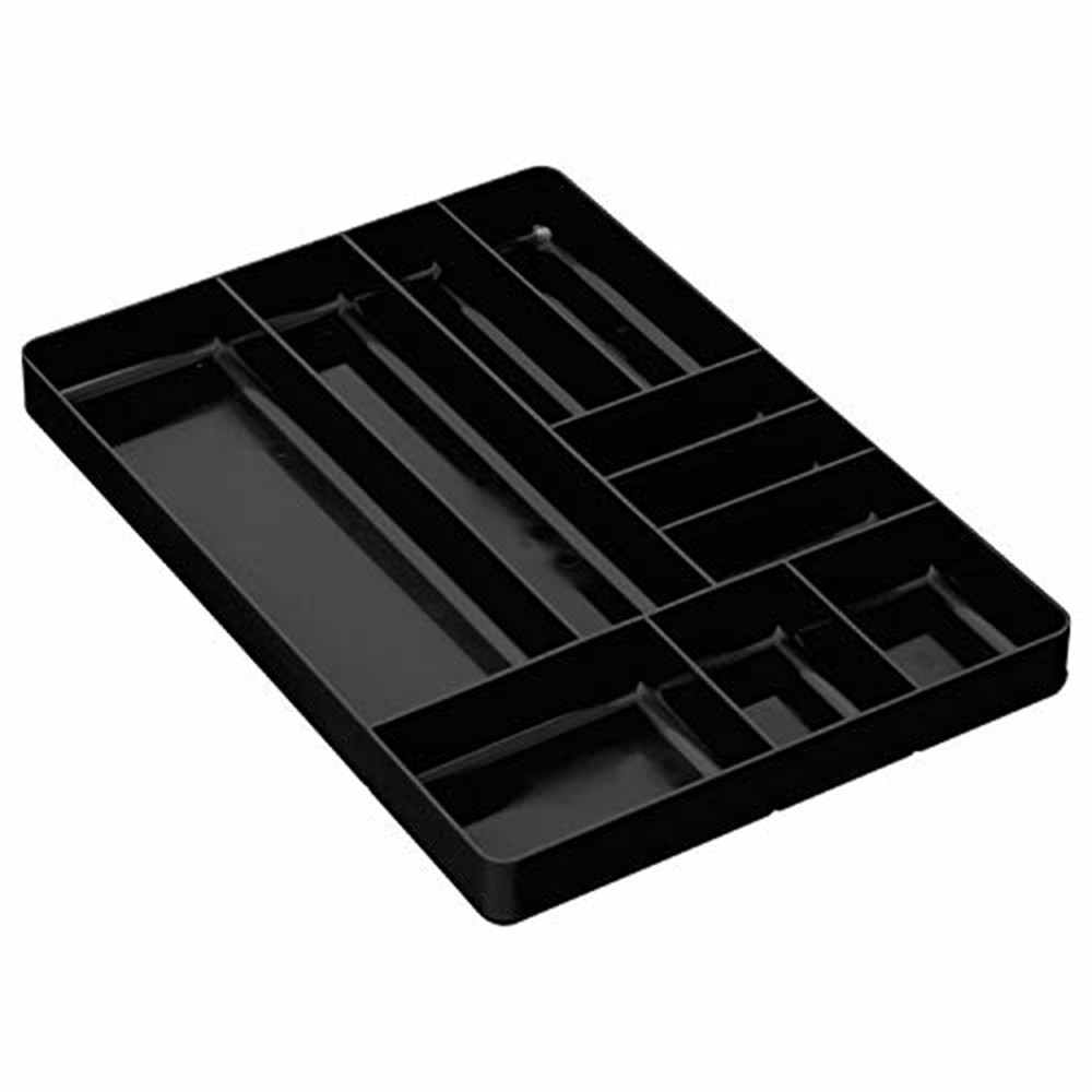 Ernst Mfg. 10 Compartment Tray Black