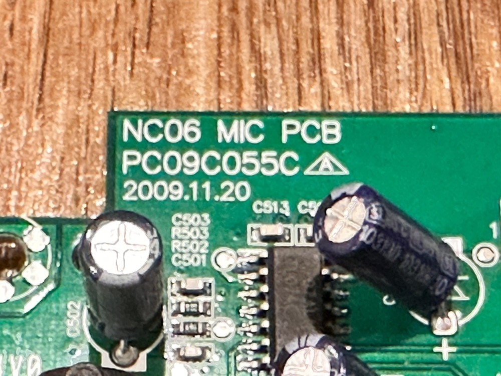 Numark Mixdeck Double Deck Controller Mic PCB Board.....PC09C055C