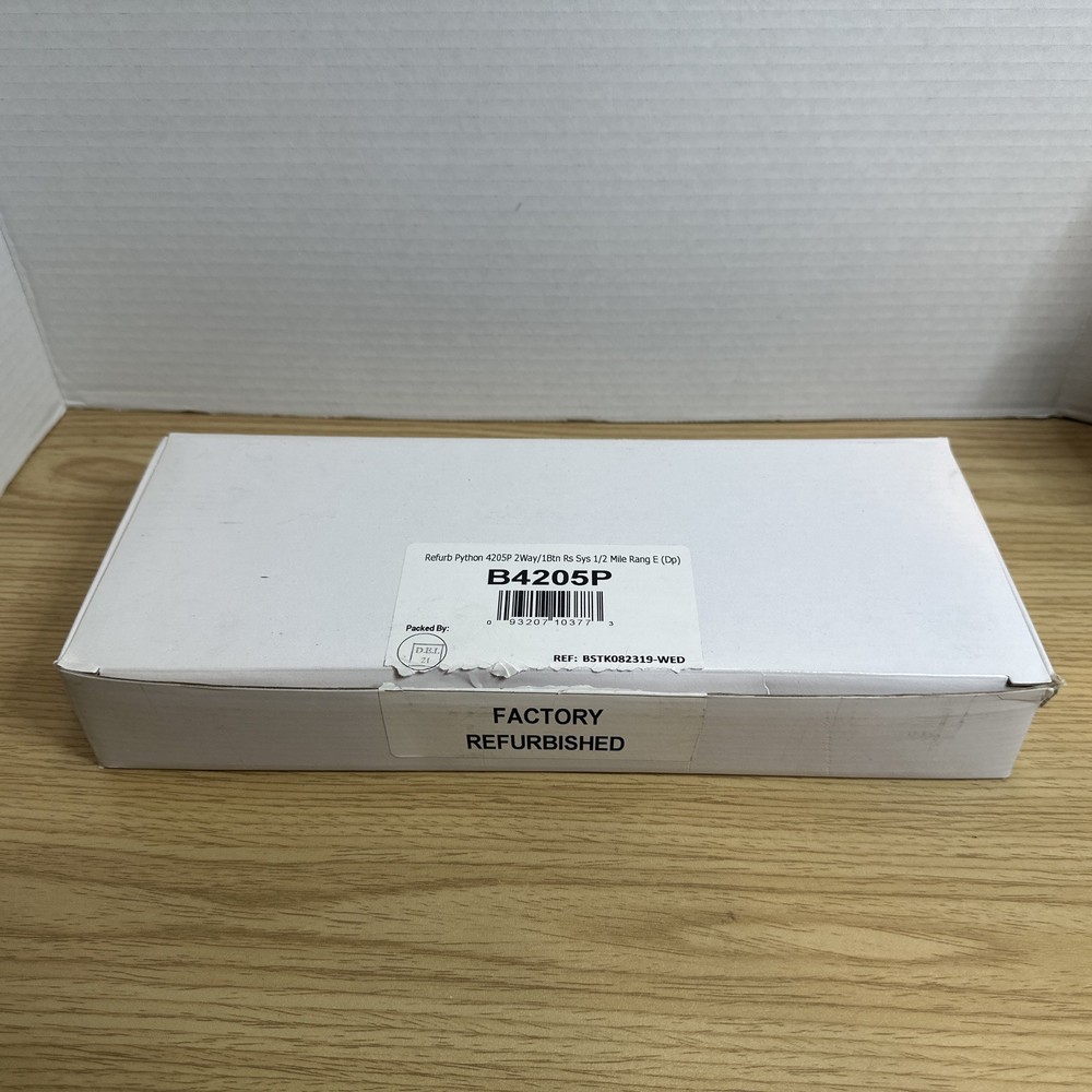 Open Box Directed Electronics 4205P Python Remote Starter 1/2 mile range