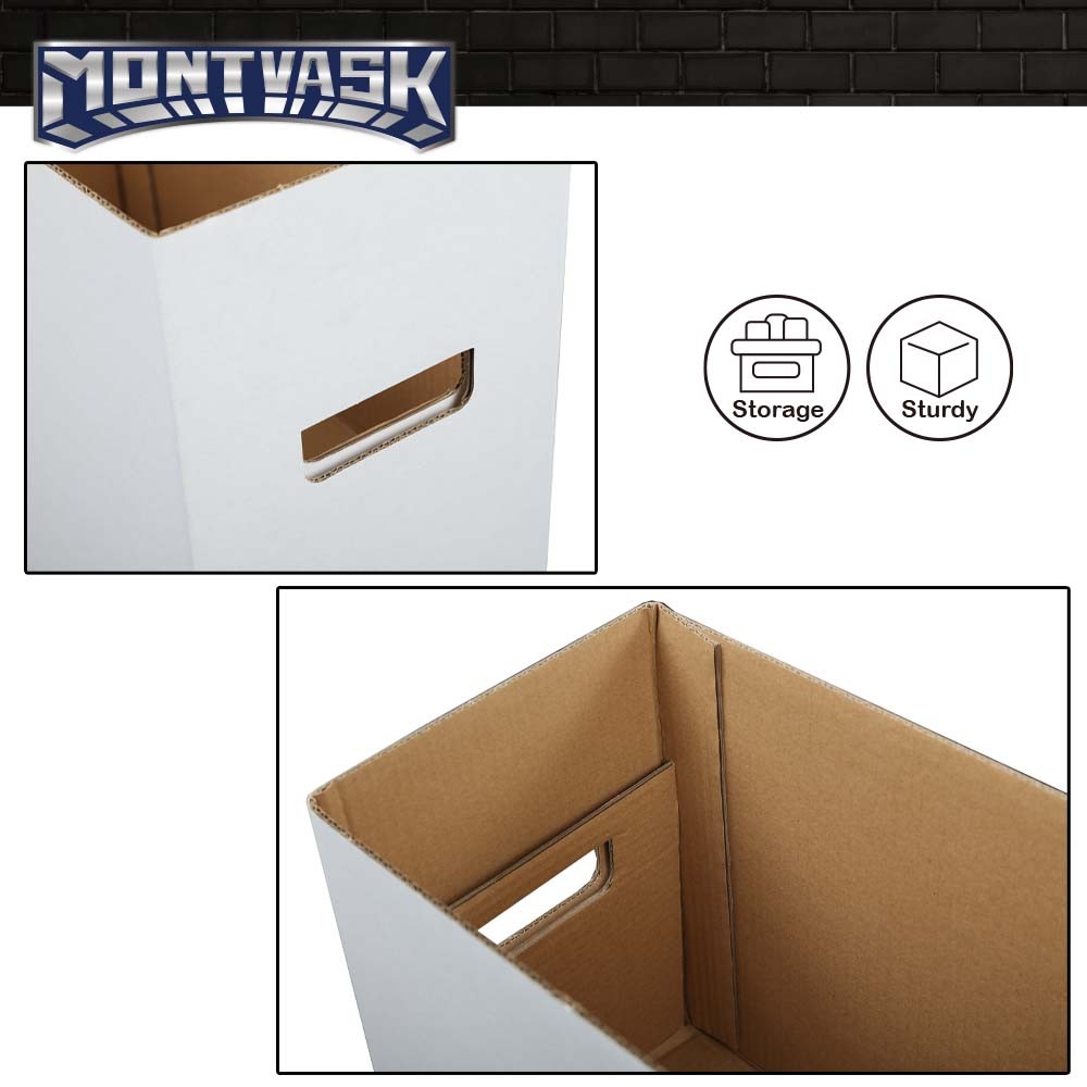 5Pcs Comic Books Storage Boxes Short Holds 150-175 Stackable Durable Archive