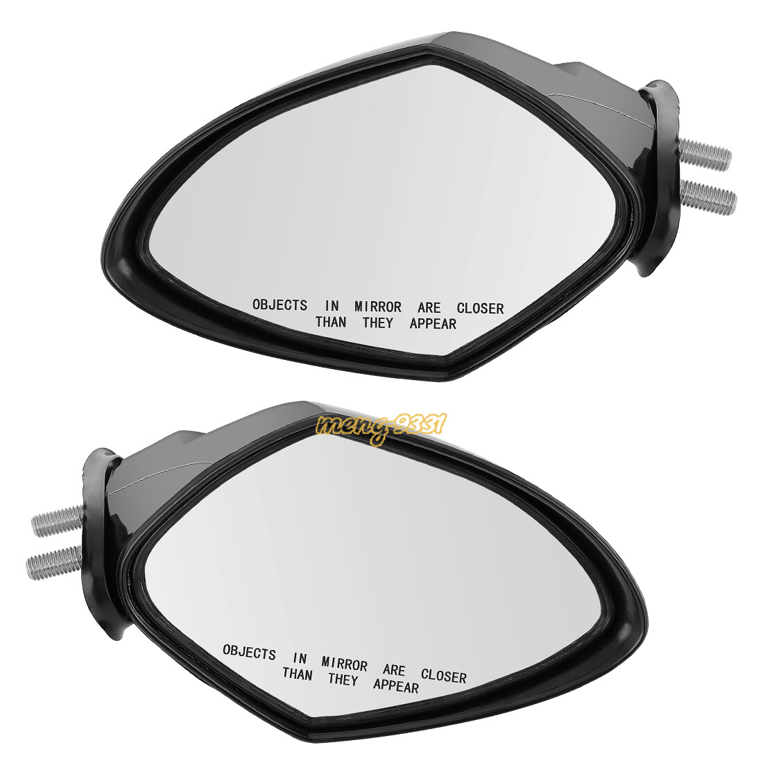 2 Rear View Mirror for Yamaha 2005-2009 WaveRunner VX1100 Deluxe Cruiser Sport
